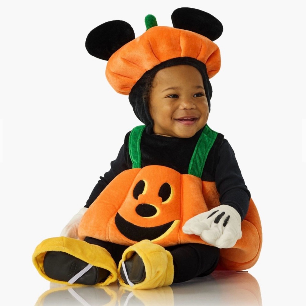 Pottery Barn Kids Disney Mickey Mouse and Friends Pumpkin Baby Costume